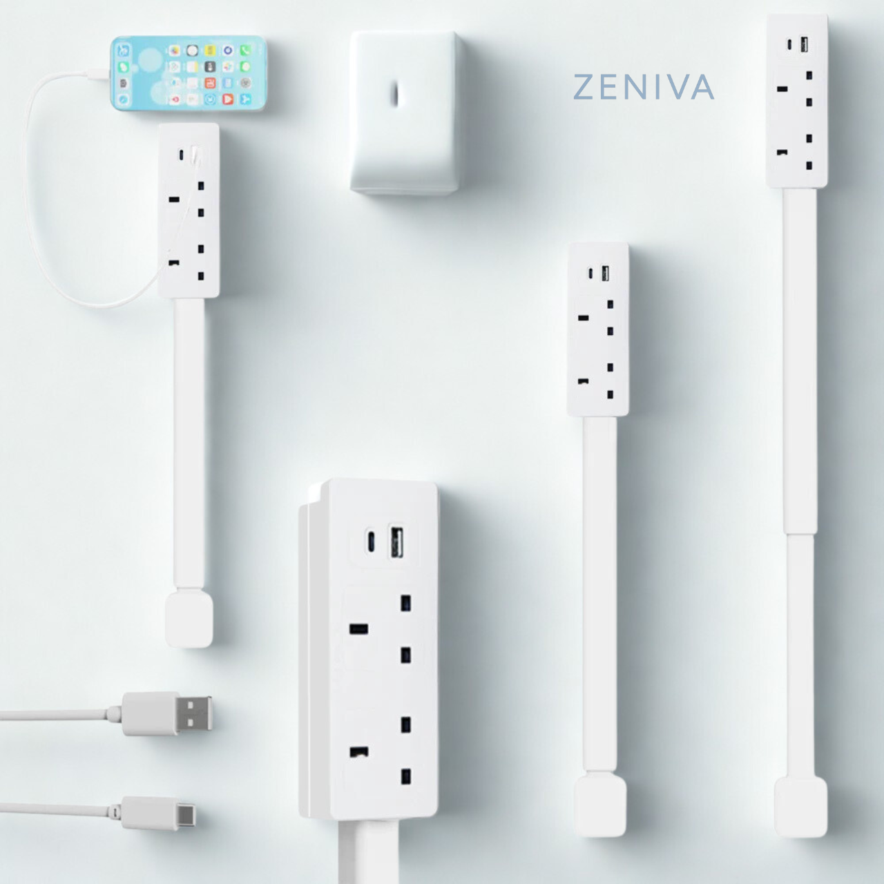 Enchufe Retráctil 3 en 1 — ZENIVA™